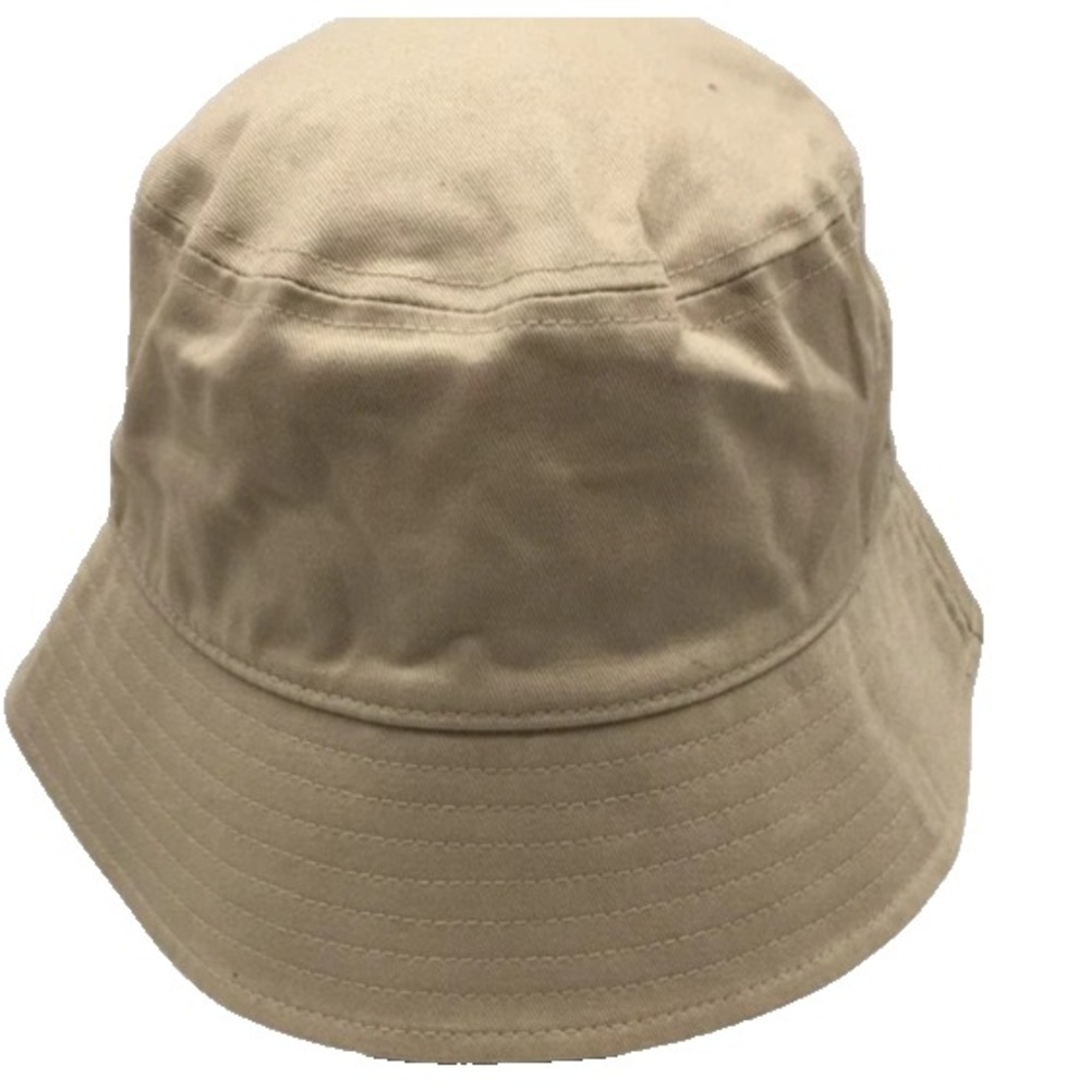 H&M Bucket Hat Beige Boy's Size Large /60 "Let Nature Be"‎